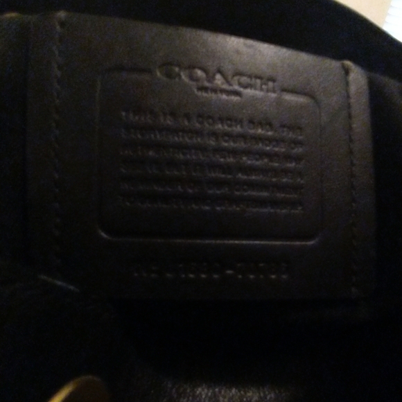 Authentic full leather coach backpack - Picture 3 of 4